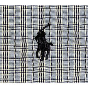 Ralph Lauren Yarmouth Pinpoint Oxford Button Down Mens Blue Plaid Pony Logo 3XL